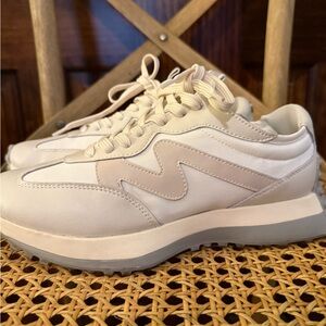 Cream and White Sneakers